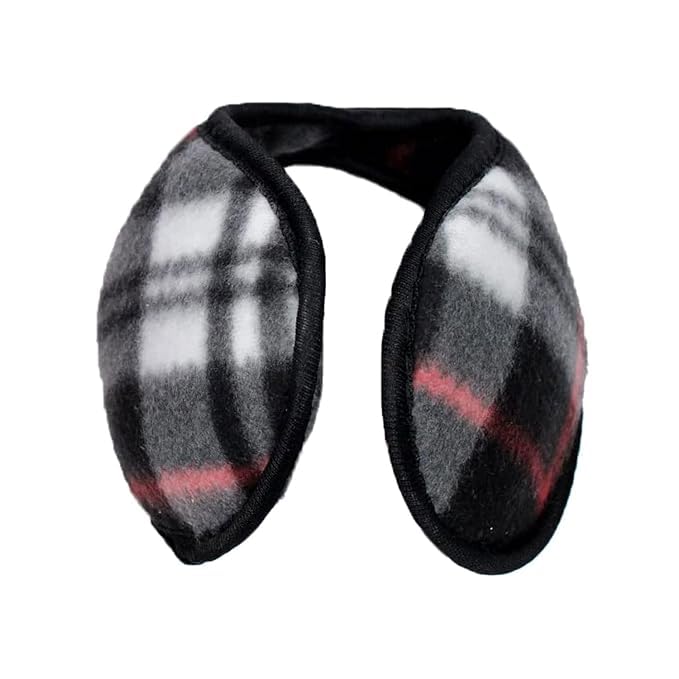 Handcuffs Ear Warmers for Men & Women Unisex Classic Fleece Winter Warm Earmuffs Ear Muffs, Foldable Winter Ear Warmers, Assorted Colours, 14 Inch, Pack of 2-image-19