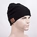 Zibaar Latest Bluetooth V4.1 Bluetooth Headphone Beanie Wireless Bluetooth Hat with Removable Bluetooth Headset and Microphone; Hands Free Talking, Plain Cuff Design - Unisex - Black
