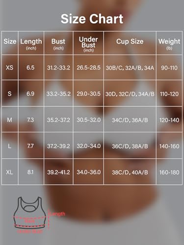 Image of VOYJOY Impact Strappy Bra Sports Bras for Women Basic Workout Gym Yoga Bra