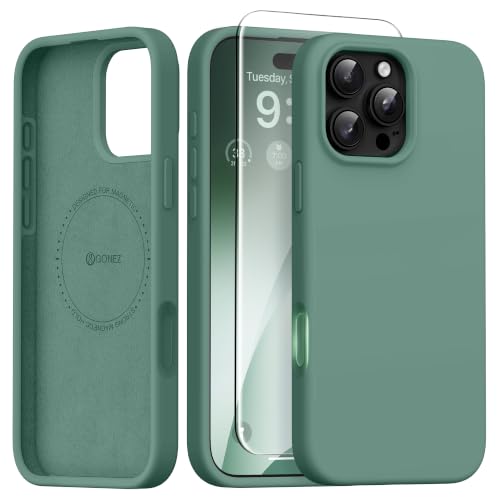Coque de téléphone portable ajustée GONEZ Vert nuit anti-rayures pour trajets