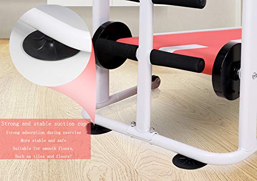 Caminadora mecánica plegable ligera y silenciosa rosa miniatura 3