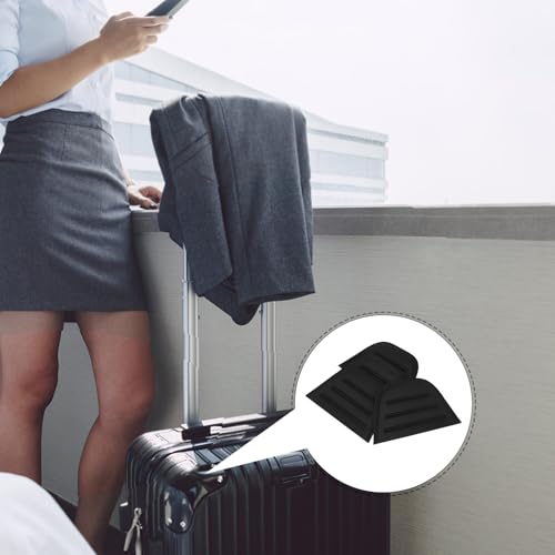 Image of 4 Pcs Luggage Corner Protectors PVC Anti-Collision Edge Guards for Suitcase Protection Flexible Installation Shock Absorbing Elegant Design