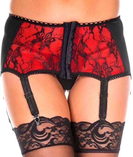 Image of ToBeInStyle Women's Lace Classic Elegant Sheer Garter Belt