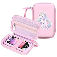 worfty Kids Smart Phone Case for Yosfeng for KOKODI for Meetrye Kids Smart Phone Girls Toy, Pink Unicorn Kid Smart Phone Case (Case Only) (Pink-Unicorn)