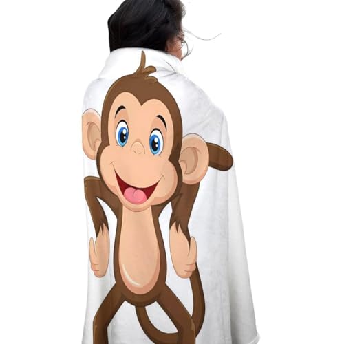 Couverture singe idéale pour vos soirées canapé et camping