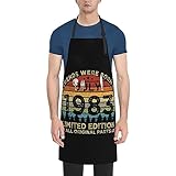 Photo Gallery gqwjksz luglio 1983 grembiule impermeabile vintage retrò per il 40 ° compleanno con 2 tasche grembiuli da cucina bavaglini da cuoco per cucinare cottura pittura giardinaggio toelettatura Photo Gallery gqwjksz luglio 1983 grembiule impermeabile vintage retrò per il 40 ° compleanno con 2 tasche grembiuli da cucina bavaglini da cuoco per cucinare cottura pittura giardinaggio toelettatura