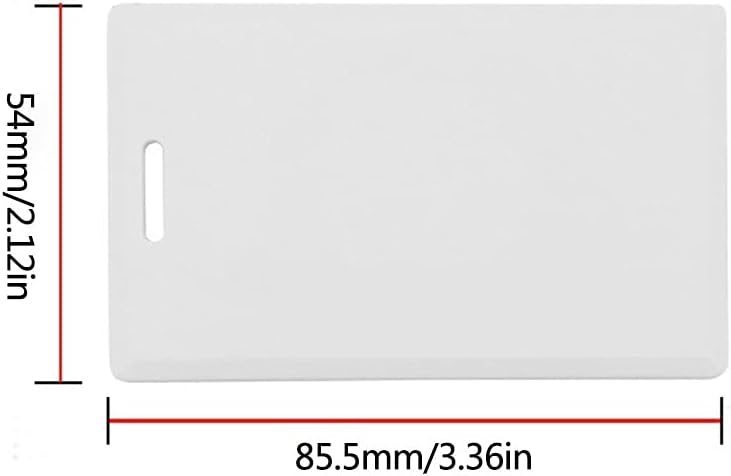 Access Control Authorization Cards Elevator Read-only Thick Card 1.8mm White PVC Chip Tag Id Machine Sided Chip Set Eligible Outside Tag