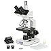 OMAX - 40X-2500X LED Digital Trinocular Lab Compound Microscope with USB Camera and Mechanical Stage - M83EZ-C03S
