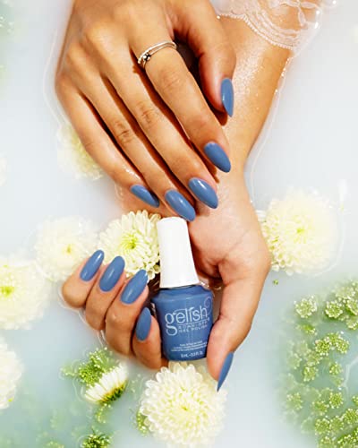 Gelish Mini Spring Pure Beauty Collection (Test The Waters), Blue Gel Nail Polish, Blue Nail Polish, 3 Ounce #TOP2
