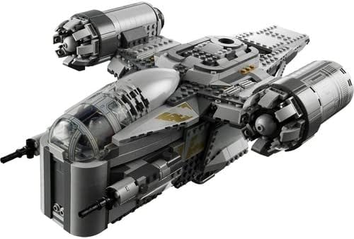 LEGO Star Wars: Mandalorian Razor Crest 75292-10 Yaş ve Üzeri Star Wars Sevenler İçin Uzay Gemisi İçeren Yaratıcı Oyuncak Yapım Seti (1023 Parça)