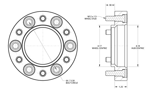 Spidertrax Whs007 Black Wheel Spacer Kit #TOP1