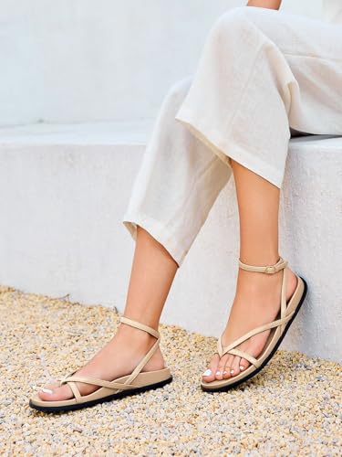 Image of Coutgo Women's Strappy Flat Sandals