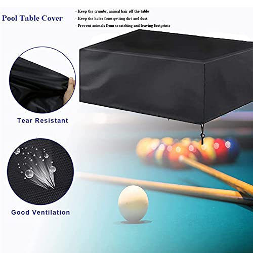 Housse de table de billard imperméable et bâche de protection extérieure anti-UV