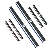 Martial Arts Armory Foam Padded Bo Staff with Carry Bags, Training and Practice Set, 2-Pack (Blue, 4 ft.)