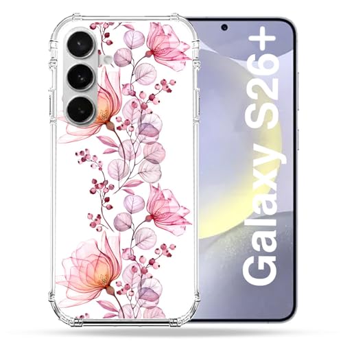 Coque Samsung S26 Plus antichoc rigide protège écran motif fleur éclosion tendance