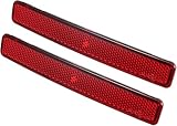 7E0945105 Stoßstangen Reflektor Lichtscheibe Hinten Links Rechts Ersatz für 2003-2015 VW T5 Transporter Caravelle Multivan 7E0945106 Rückstrahler, Reflektoren, Rückleuchte Reflektor, Heckstoßstange