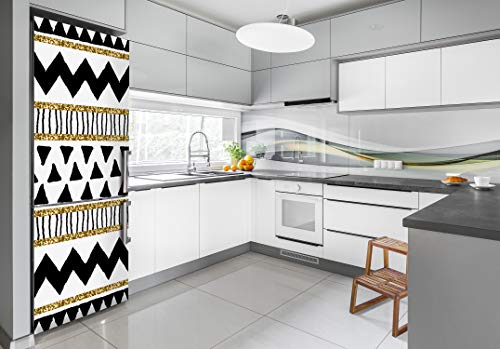 Vinilo para nevera de origen étnico autoadhesivo 70x190 cm para cocina y salón 3