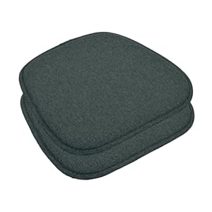 HAVARGO 2er Set Stuhlkissen Schwarz Grün