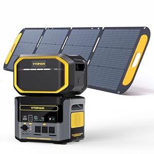 VTOMAN 2956Wh Power Station with Extra Battery & 200W Pro Solar Panel