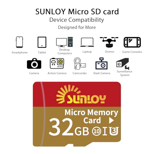 PSP Memory Stick Adapter with 32GB Micro SD Card, Micro SD/SDHC/SDXC to Memory Stick PRO Duo MagicGate Card Compatible with PlayStation Portable, Camera, Handycam, Cell Phone & PSP 1000/2000/3000 by Sunloy - Image 4