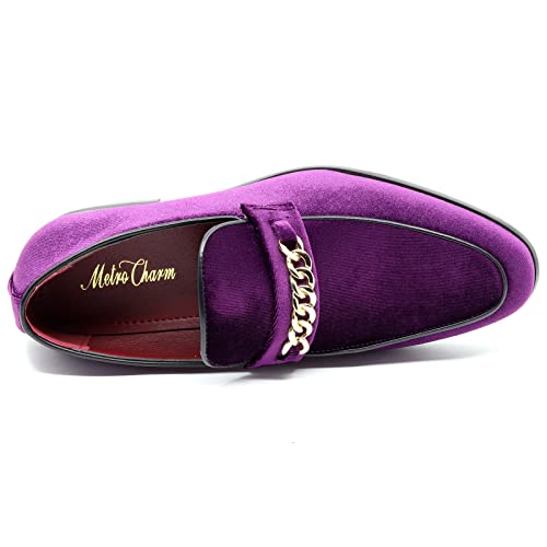 Image of Men's Vintage Velvet Designer Classic Dress Tuxedo Smoking Slipper Loafer Slip On Shoes Arthur-02