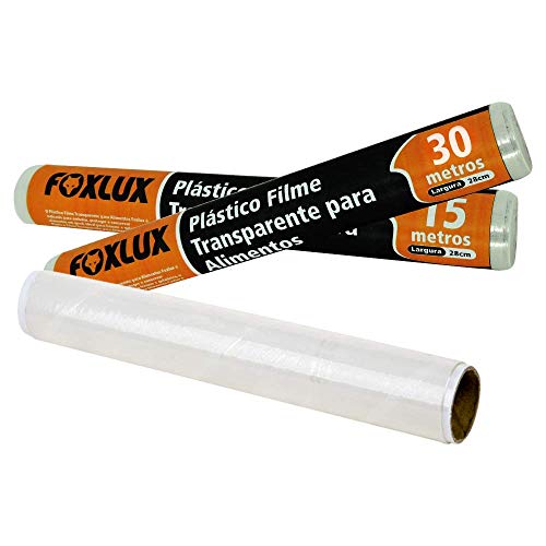 Filme De Pvc Transparente 28Cmx30M