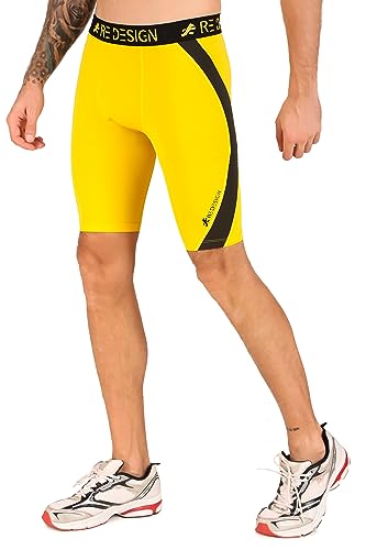 Image of ReDesign Apparels Nylon Compression Shorts Tights for Multi Sports (Color Options)