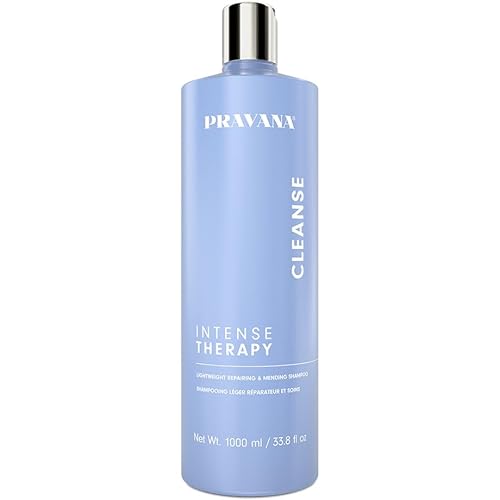 Pravana Intense Therapy Champú  Reparador y reparador ligero  Restaura y nutre el cabello dañado  Probado para reducir la rotura  Fortalece,
