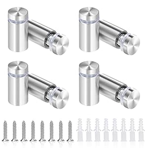 Tingjs GGD-8 Edelstahl Abstandsschrauben 8 Stück