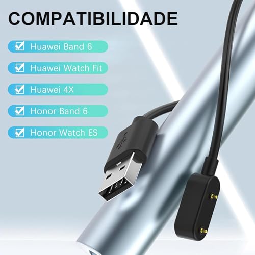 Carregador de banda compatível com Huawei Watch Fit/Fit 2/Fit New/Fit Mini/Fit Elegant, Huawei Band