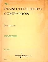The Piano Teacher's Companion B00311INY0 Book Cover