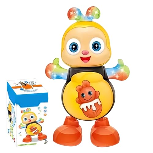 Abejas danzantes para niños, Abejas oscilante con Luces y música, Juguetes Musicales de Dibujos Animados, Juguete de abej-a, Juguetes electrónicos de Aprendizaje Preescolar de abej-a de Dibujos