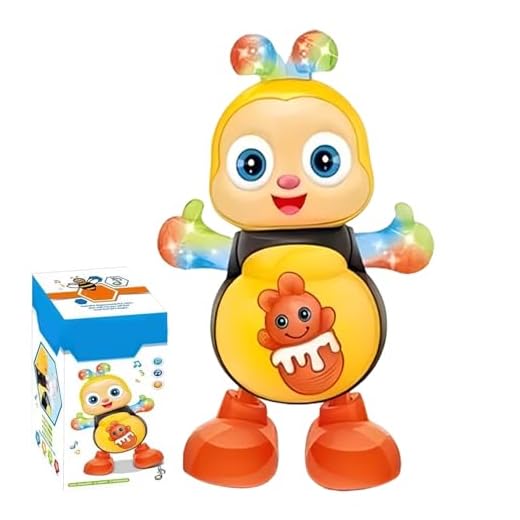 Abejas danzantes para niños, Abejas oscilante con Luces y música, Juguetes Musicales de Dibujos Animados, Juguete de abej-a, Juguetes electrónicos de Aprendizaje Preescolar de abej-a de Dibujos