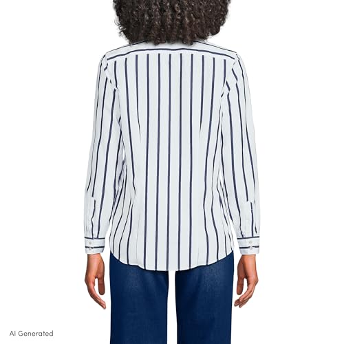 Image of Lands' End Women's Pinwale Cord Long Sleeve Shirt
