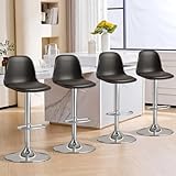 Solution de seating polyvalente et moderne: Que ce soit pour des bars à domicile ou des cafés, ces tabourets de bar ajustables combinent un simili cuir luxueux, un rembourrage respirable et un look moderne épuré – offrant à la fois fonctionnalité et élégance.