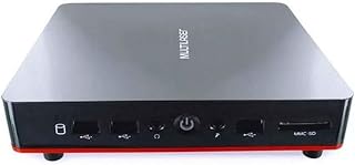 Multilaser Mini Desktop Urban, com Windows 10 Home, Processador Red Core I3, Memoria 4GB 120GB SSD - DT026, Vermelho e Cinza