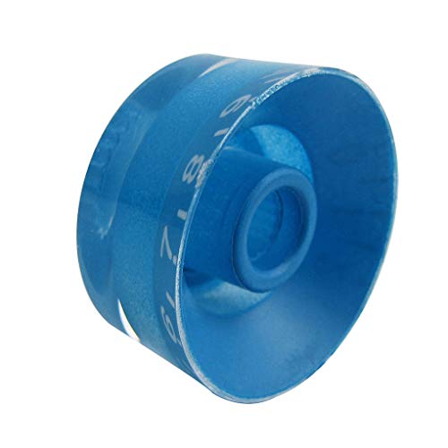 FLEOR 4pcs Blue Guitar Knobs Top Hat Volume Tone Speed Control Knob for Electric Guitar Parts