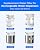 Waterdrop WD-EWFLY Replacement Filters for Waterdrop Electric Dispenser WD-ED11W, Reduce 70+ Contaminants, Soften Water, 3 Packs