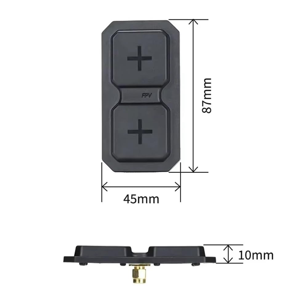 2 . Range Plus 2 x 5,8 G antena kierunkowa podwójna jednostka + 2 x antena Stubby RHCP do RC FPV części