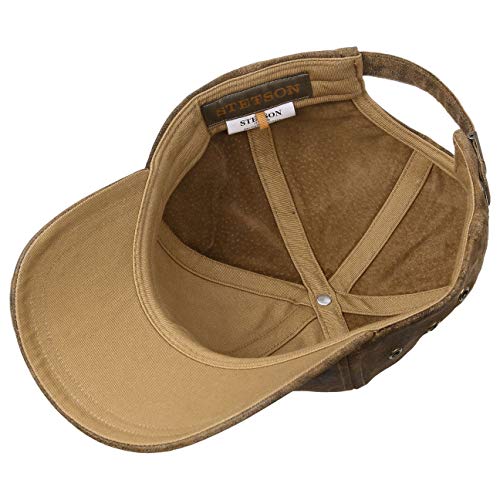Stetson Rawlins Pigskin Baseball Cap Men Brown One Size #TOP4
