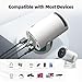 Projector with WiFi and Bluetooth, Mini Projector, 4K Support Android 11.0 Portable Movie Projector, 270° Rotation Automatic Vertical Keystone Correction, Compatible with iphone/TV Stick/HDMI/USB