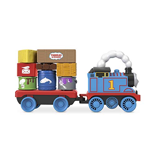Fisher-Price Thomas & Friends Wobble Cargo Stacker Train, push-along engine with stacking blocks for toddlers and kids ages 2 years and up - Image 6