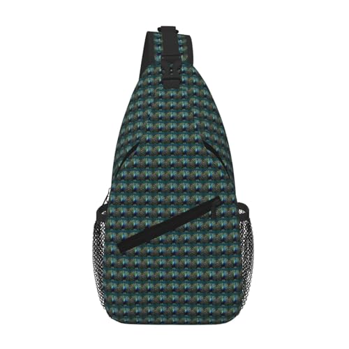 Sac à dos croisé paon pour simplifier vos trajets et sorties de jour