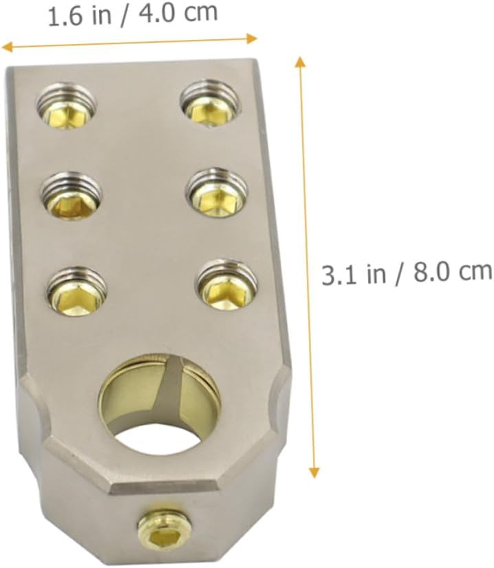 Awg Car Battery Terminal Clamps Quick Release Connectors with Fixing Compatible for Positive and Negative Poles Cars Trucks Motorcycles and Industrial Batteries