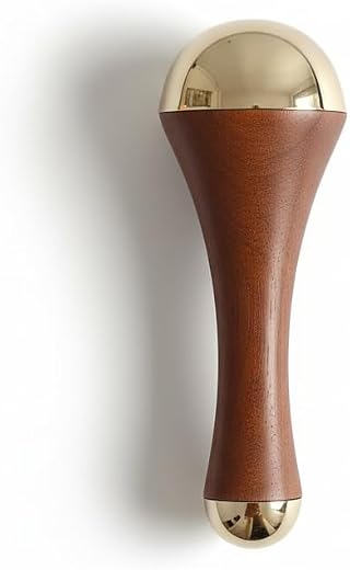 Blessing Art Dual Sided Kansa Wand Massager | Pure Kansa Vati Massager for face, Body &amp; Feet | Ayurvadic Bronze Massage bo...