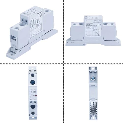 Solid State Relay AC AC TRA48A10K relais statique rail DIN 10A 480V automatisation
