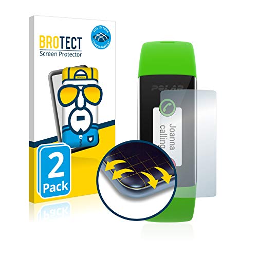BROTECT Protector Pantalla Completa Compatible con Polar A360 (2 Unidades) 3D Curvo