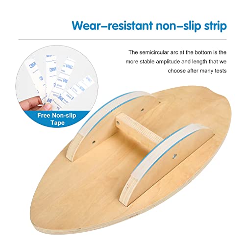 Wodi Toys Wodi Wooden Balance Board - Wobble Board For Kids Boys And Girls Gifts For 3 4 5 6 7 8 Body Balance Training thumb #2