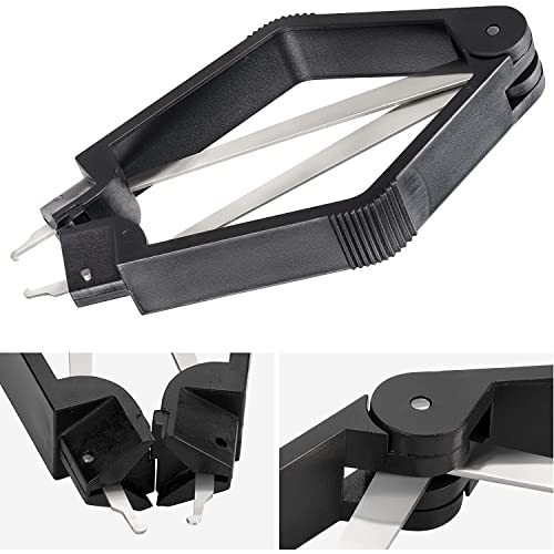 AIMPGSTL 2PCS Stainless Steel PLCC IC Chip Extractor, Motherboard Circuit Board Component Puller, Chip Extraction Puller Tool