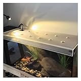 Rygcrud Durchsichtiger Acryldeckel Für Quadratische Aquarien, Katzensicher Aquarium-Abdeckhaube, Sprungsichere Abdeckung Mit Aussparung, Zuschneidbar(80x40x3cm)